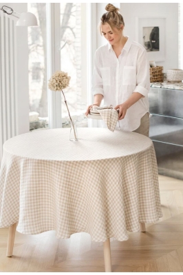 ROUND LINEN TABLECLOTHS