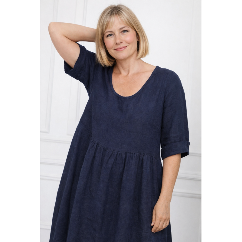 Linane kleit Agnes sõekarva sinine 6.png