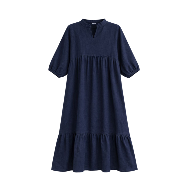 Linane kleit Alba sõekarva sinine 4.png