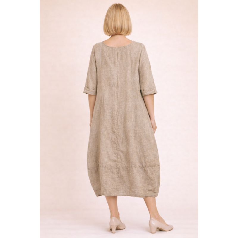 Linane kleit Claire naturaalne 1-3.png