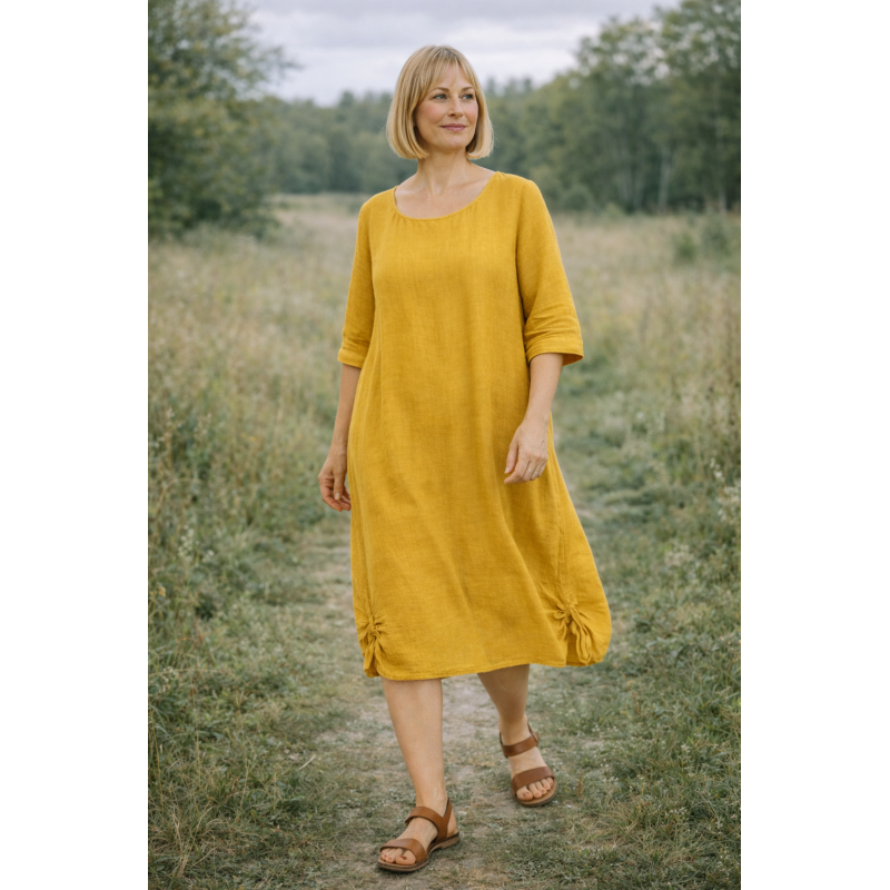 Linane kleit Sophia kollane 11.png