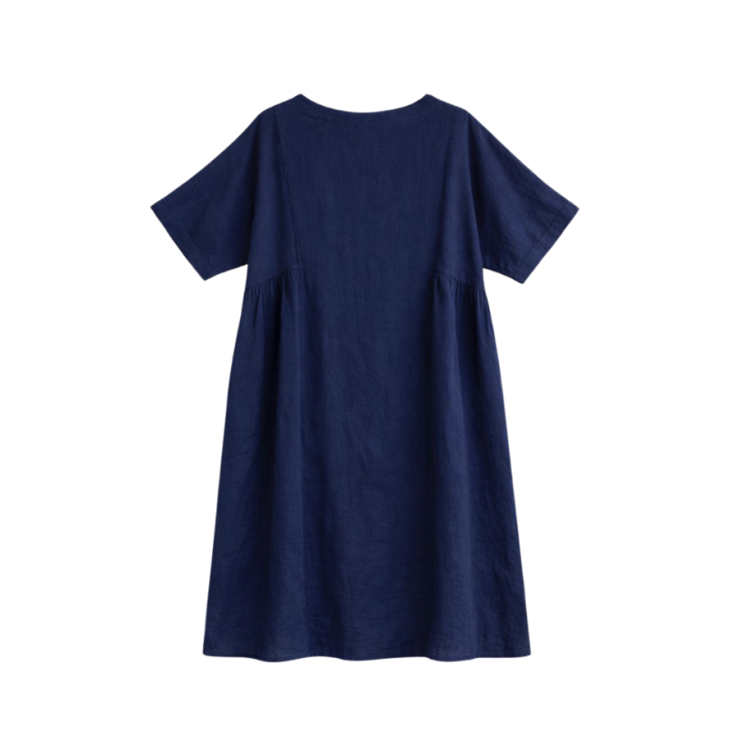 Linane kleit nadine sõekarva sinine 4-1.png