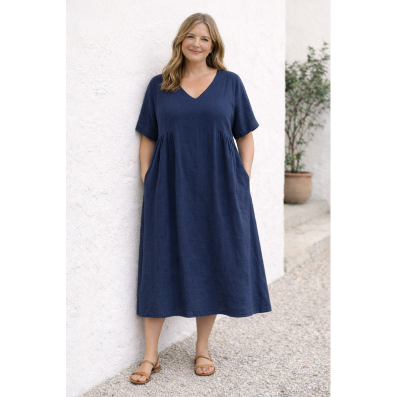 Linane kleit nadine sõekarva sinine 5-11.png