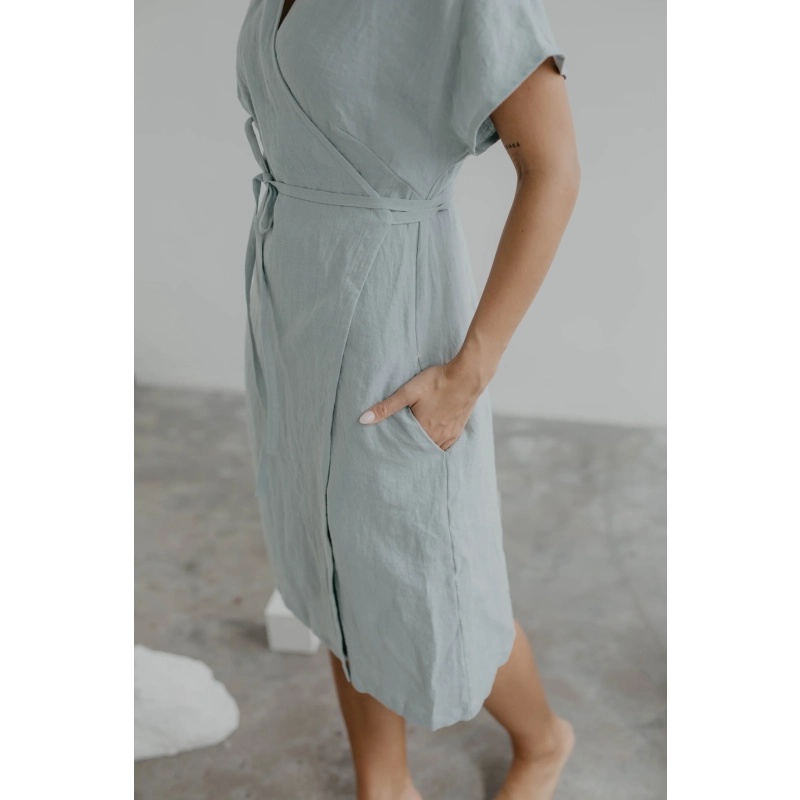 Linane kleit Olivia Sage green-2.webp
