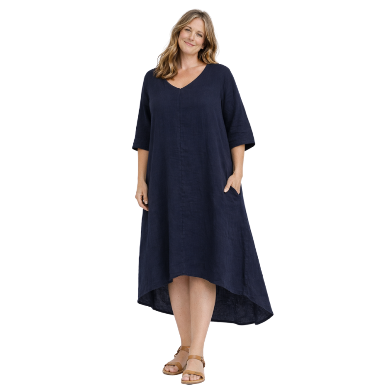 Linane kleit kamille sinine 1-51.png