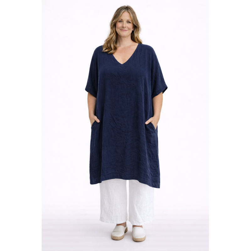 Linane kleittuunika rosina söekarvasinine pükstega 1.png