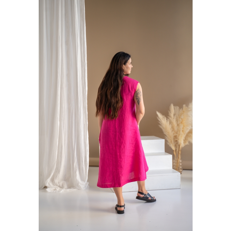 Linane kleit Suvi fuksiaroosa -3.jpg