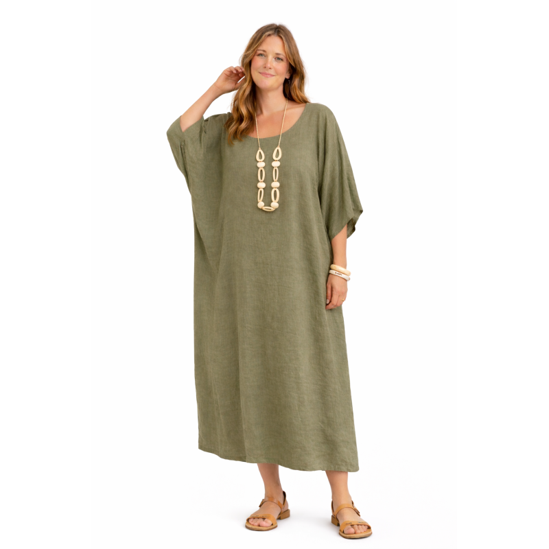 linane kleit boho oliiviroheline .png