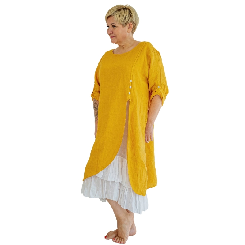 LINANE KLEIT ROMANTIC, mustard