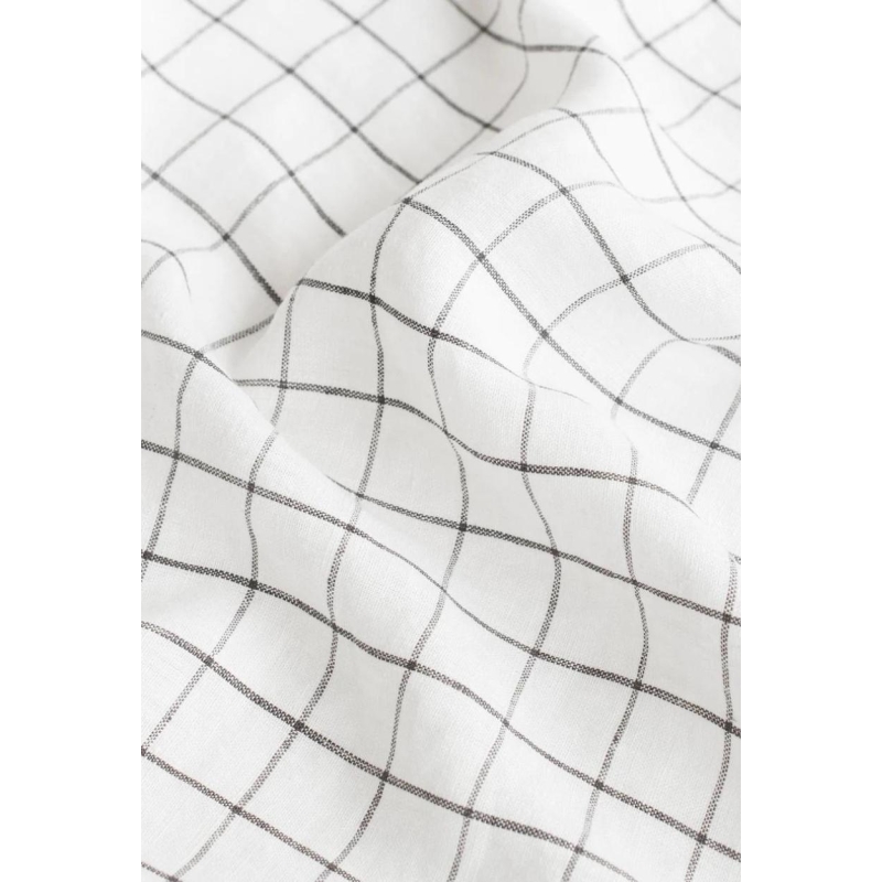 Linane kummiga voodilina charcoal grid-1.jpg