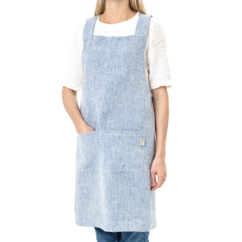 Linane põll Pinafore Blue melange-1.jpg