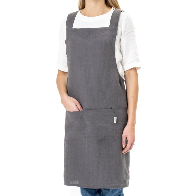 Linane põll Pinafore Charcoal gray-1.jpg