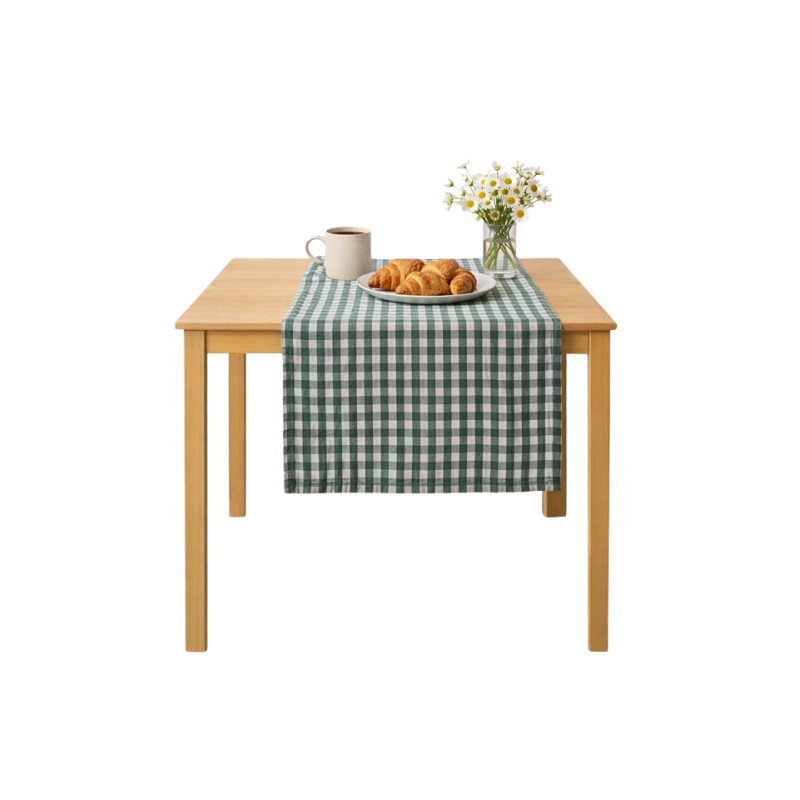 Linane laudlinik Forest Green Gingham 1.png