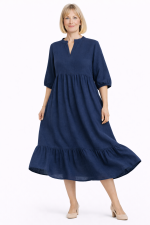 Linane kleit Alba söekarva sinine