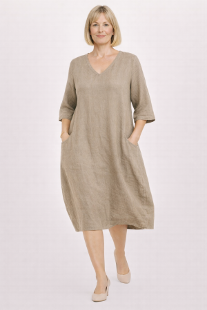 Linane kleit Claire natural