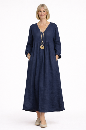 Linane kleit Therese söekarva sinine