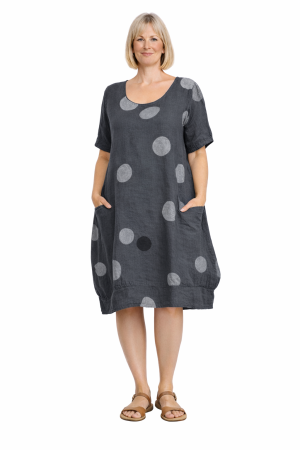 Linane kleittuunika Louise sõekarvahall