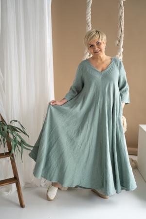 Linane kleit DELISA veeroheline