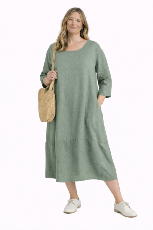 Linane kleit Annarose veeroheline