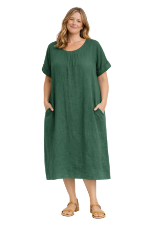 Linane kleit Aurora metsaroheline