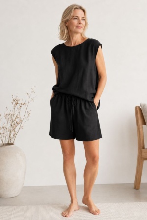 LINANE KODURIIETE KOMPLEKT VERBENA BLACK
