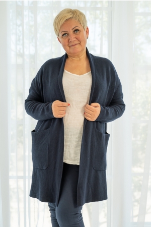 HELENIUM CARDIGAN,NAVYBLUE