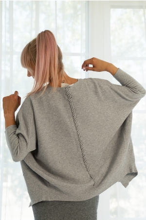 JULIET CARDIGAN,LIGHT GREY