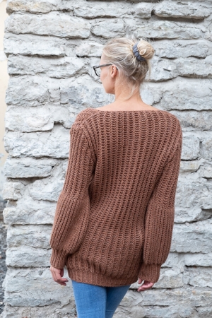 SWEATER ROSE,  BROWN