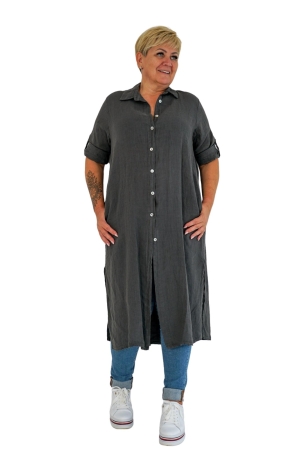 LINANE SÄRKPLUUSKLEIT HANNA, dark grey