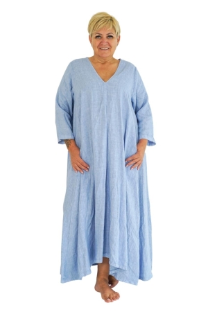 Linane kleit DELISA õrn sinine