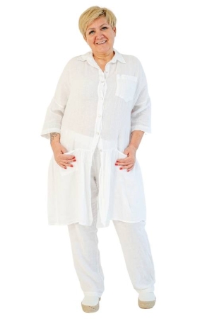 LINANE PLUUS LENORA, white