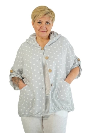 LINANE JAKK ASH, light grey 