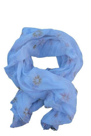 SILK SCARF, WHITE