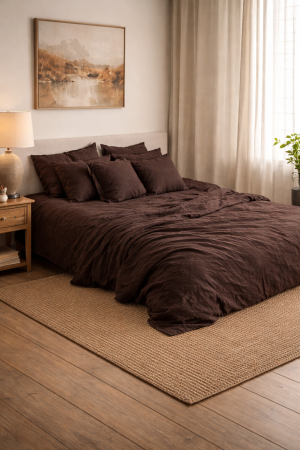 UUS! LINANE TEKIKOTT  CHOCOLATE