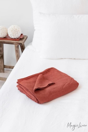 CLAY LINEN FLAT SHEET