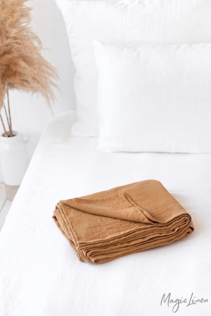 TAN LINEN FLAT SHEET