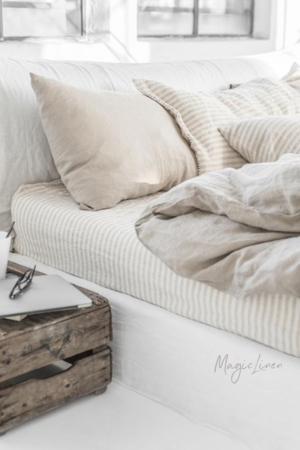 NATURAL LINEN PILLOWCASE