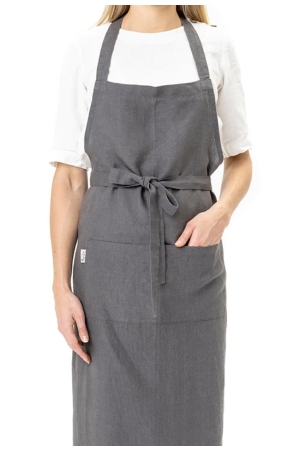 LINANE PÕLL BIB CHARCOAL GRAY