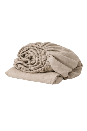Natural Linen Fitted Sheet