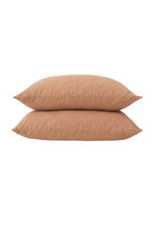 CAFE CREME LINEN PILLOWCASE - SET OF 2