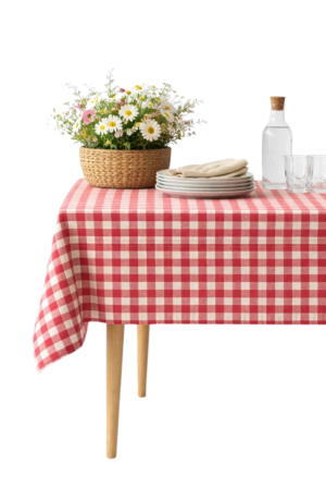 LINANE LAUDLINA  RED GINGHAM