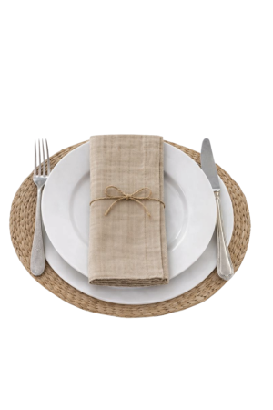 LINASED SALVRÄTIKUD NATURAL 6 TK