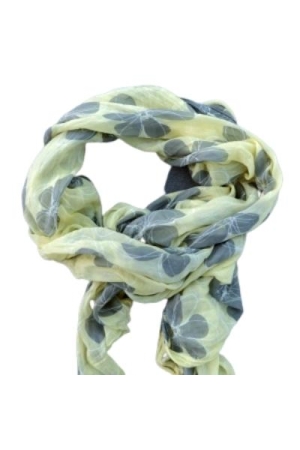 SILK SCARF, YELLOW