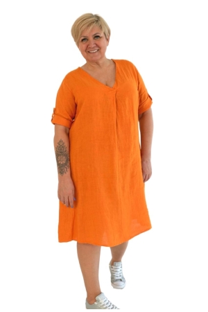 LINANE KLEIT_TUUNIKA JANIKA, mandariinikarva oranž