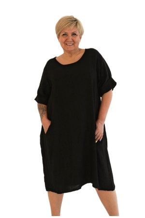 LINANE KLEIT_TUUNIKA FREIA, musta värvi