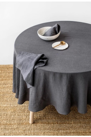 Ümmargune linane laudlina-Charcoal gray-3.jpeg