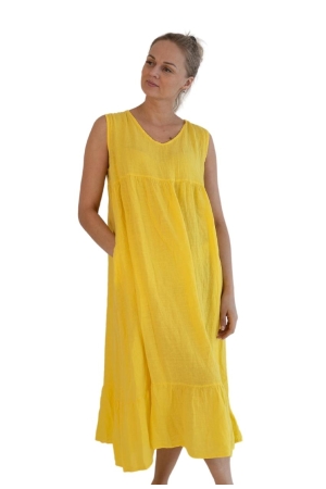 LINANE KLEIT JANET, päikese kollane linased kleidid@s1.ee