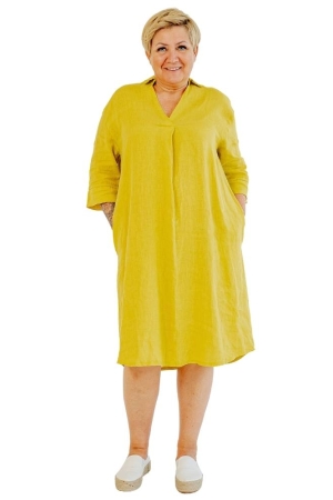LINANE KLEIT/TUUNIKA VERONIKA, mustard