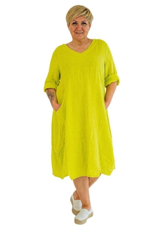 LINANE KLEIT DONNA, mustard