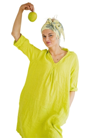 LINANE KLEIT/TUUNIKA CARMEN, mustard